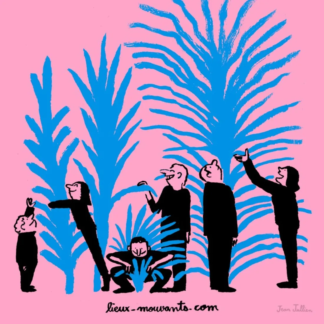      L'affiche 2021 du festival "Lieux Mouvants"